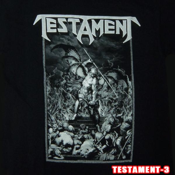 ROCK TEE TESTAMENT-3[テスタメント]  PITCHFORK HORN  ロックＴ...