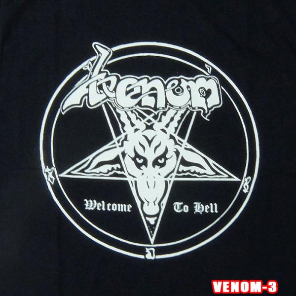 ROCK TEE VENOM-3[ベノム] IN LEAGUE WITH SATAN ロックＴシャツ...