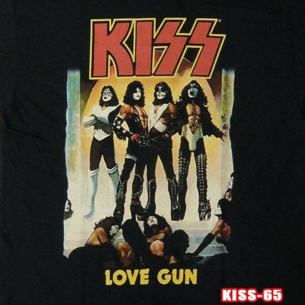 ROCK S/S TEE KISS-65[キッス] LOVE GUN メール便送料無料 半袖　ロンT...