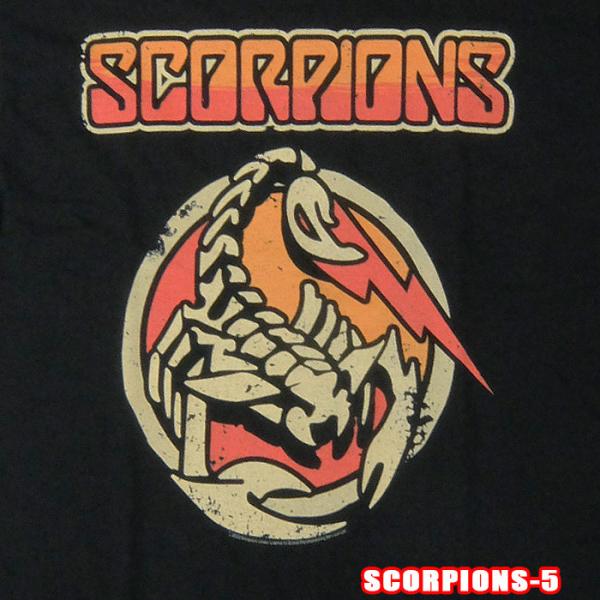 ROCK TEE SCORPIONS-5[スコーピオンズ] SCORPION LOGO メール便送料...
