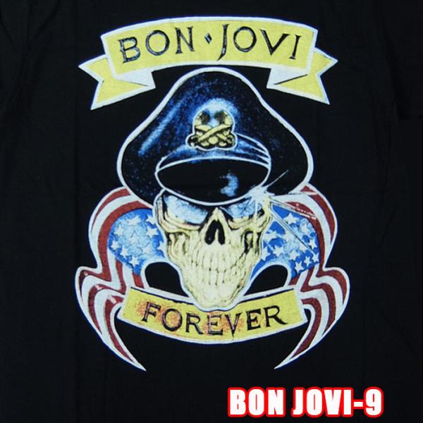 BON JOVI-9[ボン ジョビ] FOREVER 英国/米国のオフィシャルライセンス ロックＴシ...