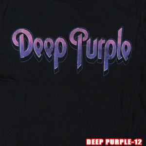 DEEP PURPLE-12[ディープパープル] VINTAGE LOGO ROCK TEE ロックＴシャツ/バンドTシャツ 英国/米国のオフィシャルライセンス｜westwave