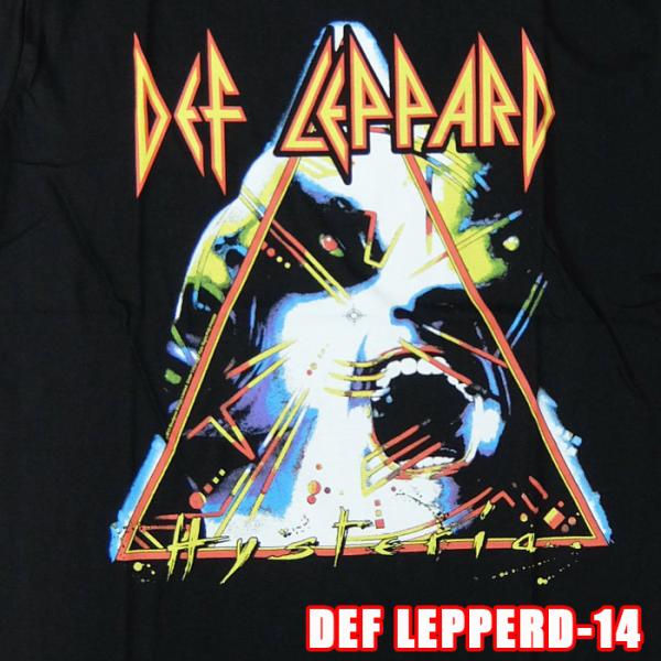 ROCK TEE DEF LEPARD-14[デフレパード] HYSTERIA 英国/米国のオフィシ...