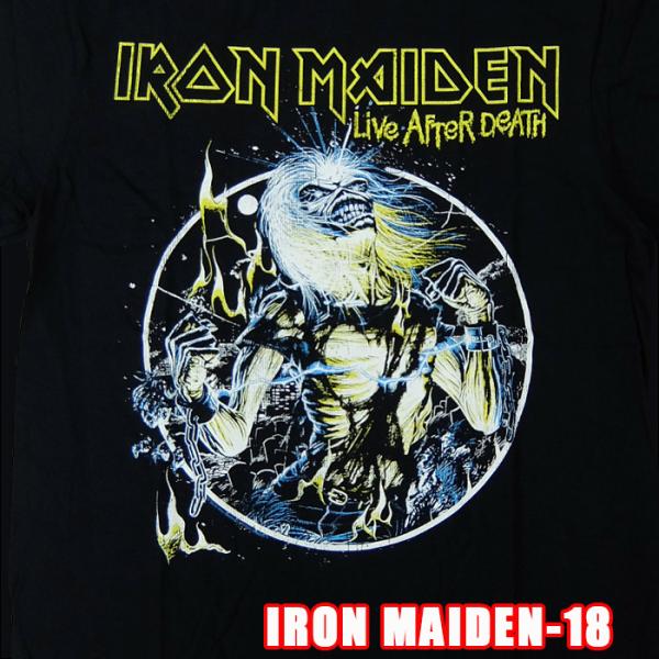 ROCK TEE IRON MAIDEN-18 [アイアンメイデン] LIVE AFTER DEAT...