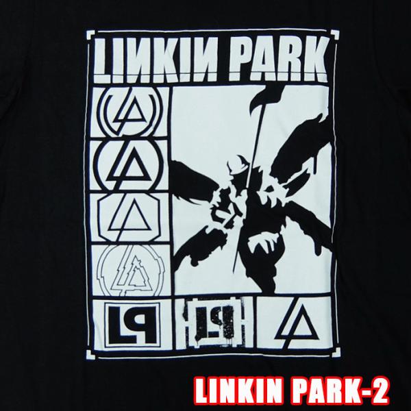 ROCK TEE LINKIN PARK-2[リンキンパーク] LOGOS RECTANGLE ロッ...