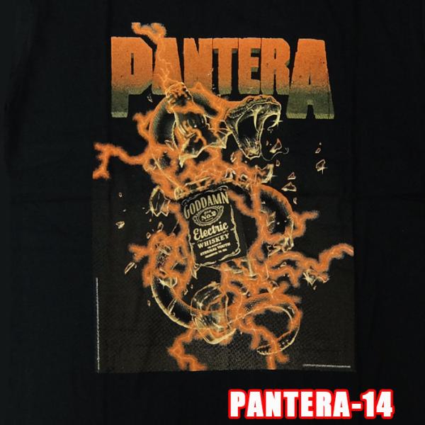ROCK TEE PANTERA-14[パンテラ] GODDAMN SWHISKEY ロックＴシャツ...