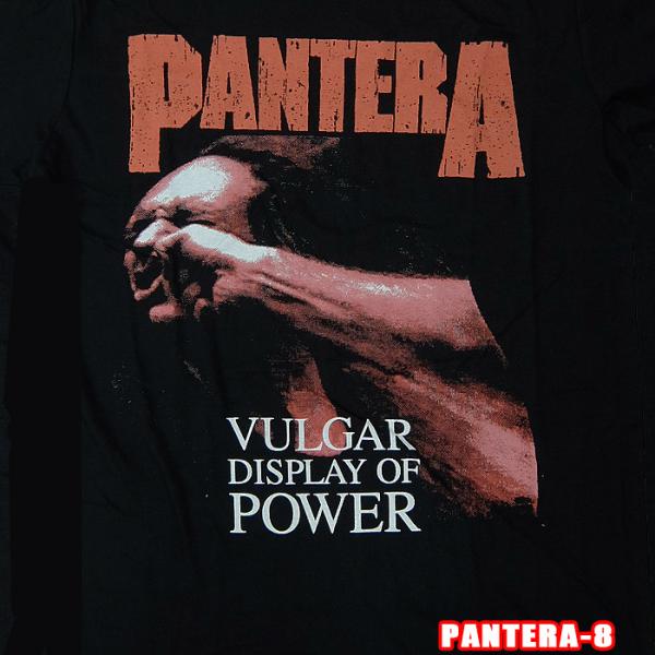 PANTERA-8[パンテラ] Red Vulgar ROCK TEE ロックＴシャツ バンドTシャ...