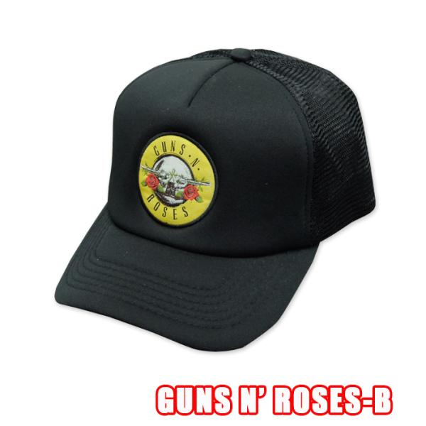ROCK CAP GUNS N' ROSES-CAP-B[ガンズアンドローゼス] Mesh CAP ...