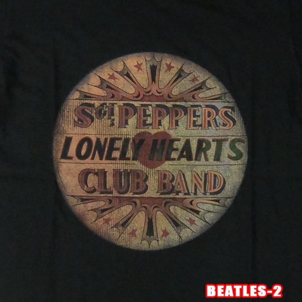 ROCK TEE THE BEATLES-2[ビートルズ] VINTAGE DRUM HEAD ロッ...