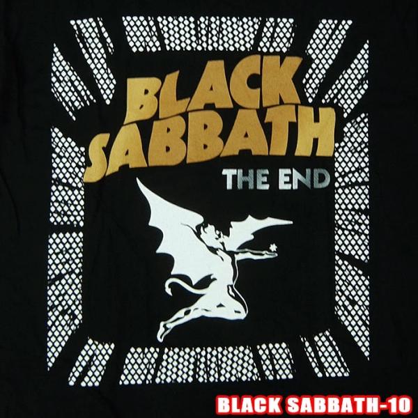 ROCK TEE BLACK SABBATH-10[ブラックサバス] THE END ロックＴシャツ...