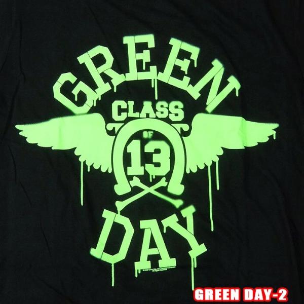 ROCK TEE GREEN DAY-2[グリーンデイ] Neon Block ロックＴシャツ バン...