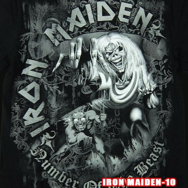 ROCK TEE IRON MAIDEN-10[アイアン・メイデン] NOTB Gray Tone ...
