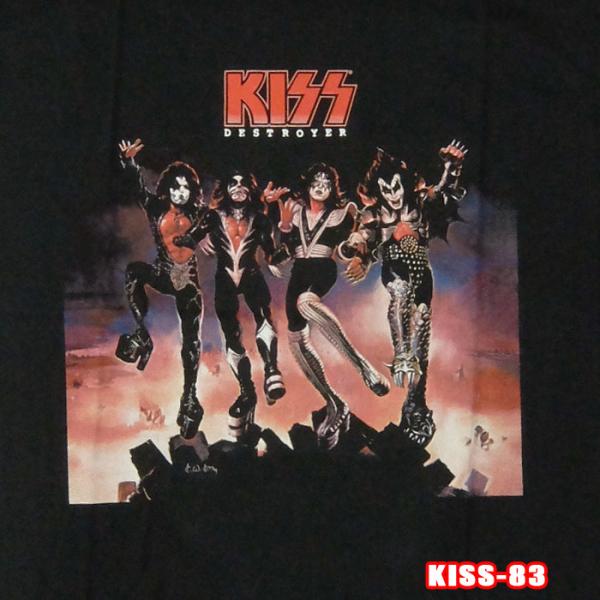 ROCK TEE KISS-83 [キッス] DESTROYER ロックＴシャツ バンドTシャツ R...