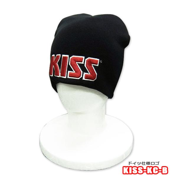 KISS-KNIT CAP-B[キッス]KNIT CAP ニットキャップ　LOGO　帽子 ワッチキャ...