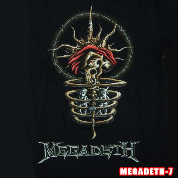 ROCK TEE MEGADERH -7 [メガデス] YOUTHANASIA 英国/米国のオフィシ...