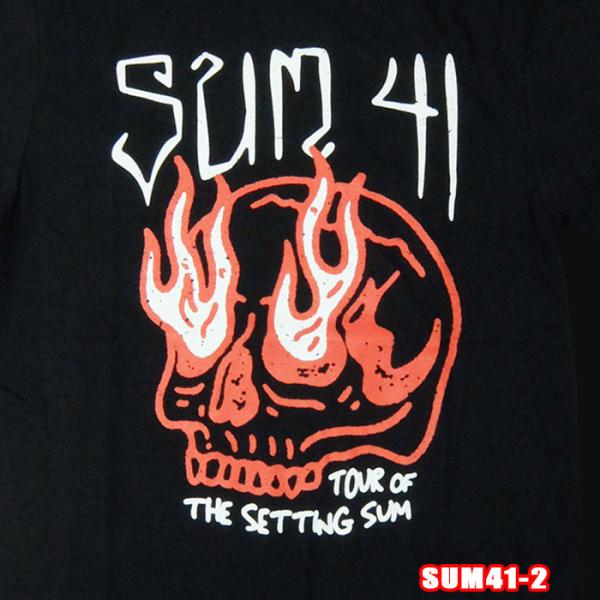 ROCK TEE SUM41-2 [サム・フォーティーワン] TOUR'24 SKULL 英国/米国...