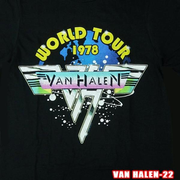 ROCK TEE VAN HALEN-22[ヴァンヘイレン] World Tour '78 ロックＴ...