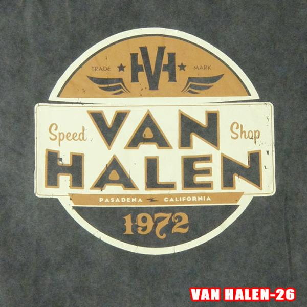 ROCK TEE VAN HALEN-26 [ヴァンヘイレン] SPEED SHOP ロックＴシャツ...