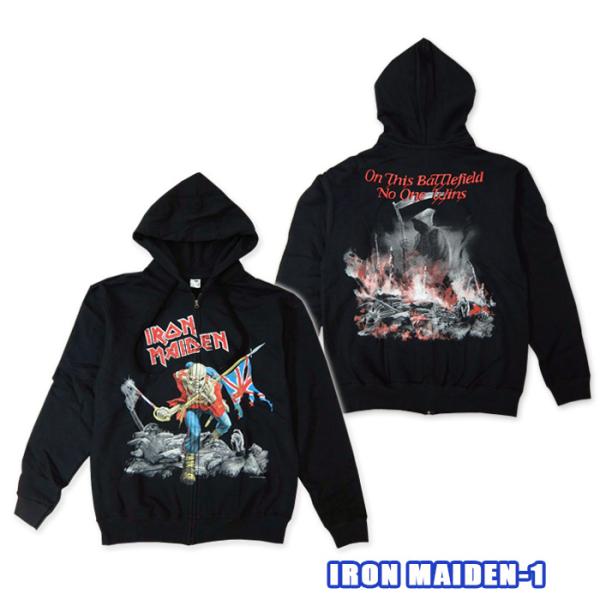 ROCK ZIP HOODY IRON MAIDEN-1 Zip Hoody[アイアン・メイデン] ...