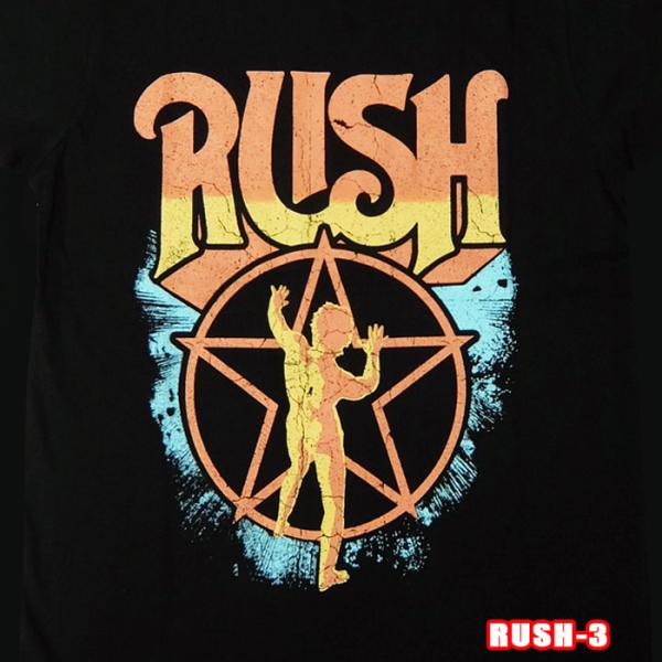 RUSH-3[ラッシュ] STAR MAN バンドT ROCK T ロックＴROCK TEE 英国/...
