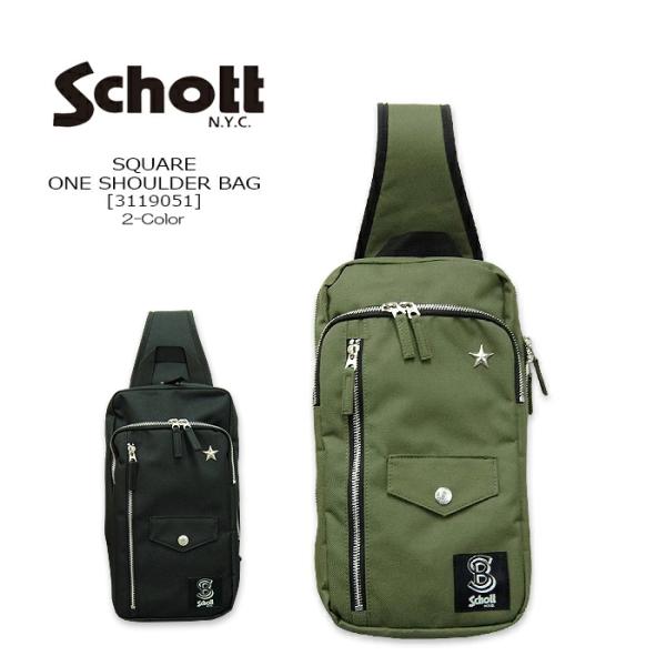 Schott(ショット) ONE SHOULDER BAG[782-1976013] ボディバッグ ...