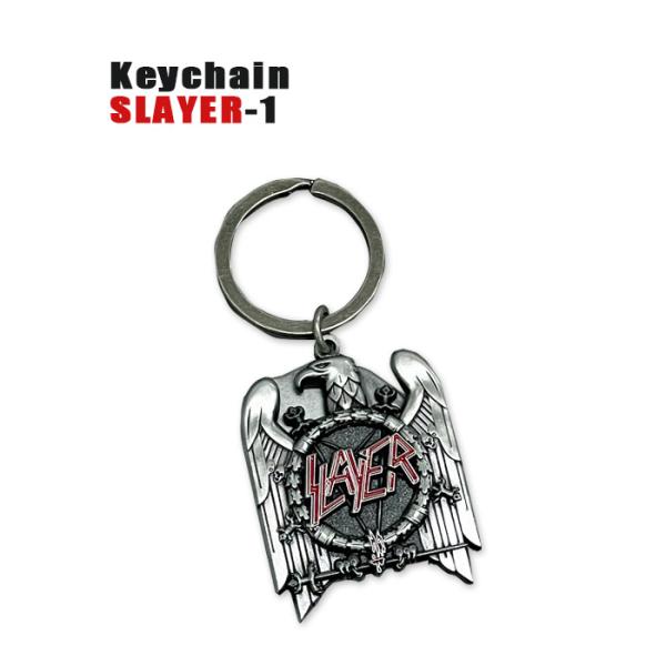 ROCK KEY CHAIN SLAYER-1[スレイヤー] LOGO ロゴ キーチェーン キーホル...