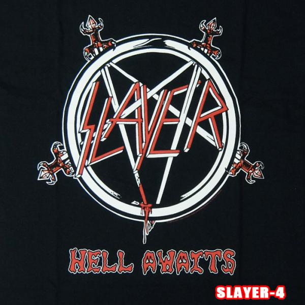 SLAYER-4[スレイヤー] HELL AWAITS TOUR バンドT ROCK T ロックＴR...