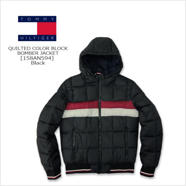 TOMMY HILFIGER(トミーヒルフィガー) QUILTED COLOR BLOCK BOMB...
