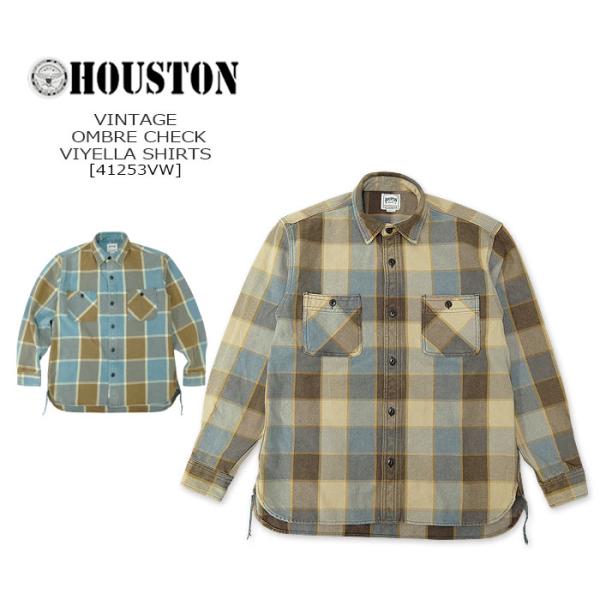 HOUSTON(ヒューストン) VIYELLA CHECK L/S SHIRT VW 41253VW...