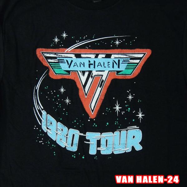 ROCK TEE VAN HALEN-24[ヴァン ヘイレン] 1980 TOUR バンドT ROC...