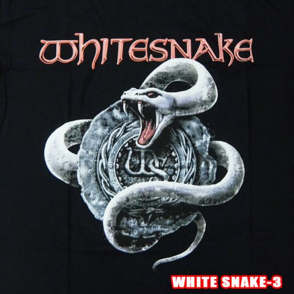 WHITESNAKE-3[ホワイトスネイク] SILVER SNAKE バンドT ROCK T ロッ...