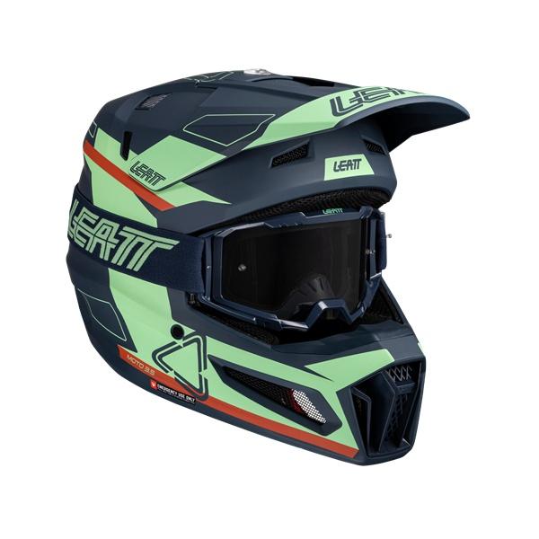 Mサイズ ヘルメットキット LEATT MOTO 3.5 マッチャ［SG/PSC規格］[MFJ公認]...