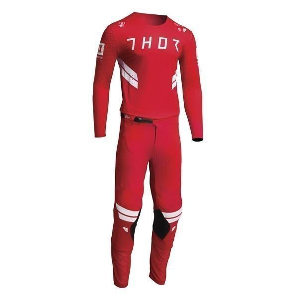 モトクロスウエア THOR22 PRIME HERO RD/WH 36/XL 上下セット モトクロス...