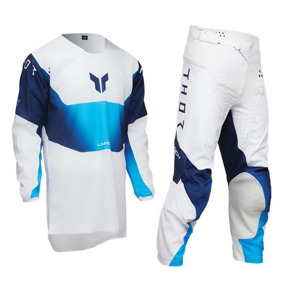子供用 XLサイズ/28 MXウエア 上下セット THOR LAUNCH STORM ホワイト キッ...