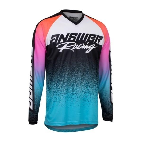 キッズ MXジャージ アンサー22 SYNCRON PRISM アスタナ/OR XL モトクロス 正...