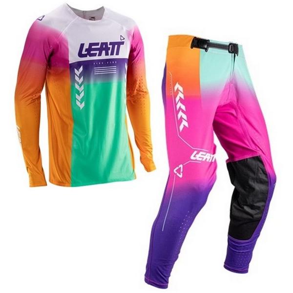 M/30インチ MXウエア 上下セット LEATT 5.5 ピニャータティール 正規品 WESTWO...