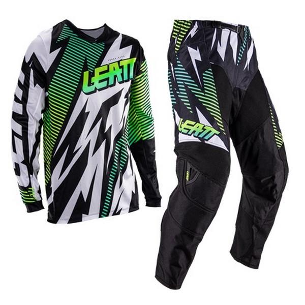 S/30インチ MXウエア 上下セット LEATT 3.5 Ride Kit ストームティール 正規...