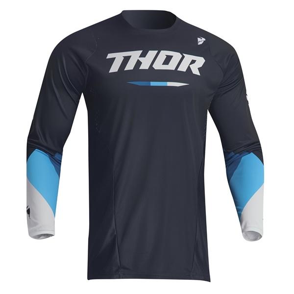 Lサイズ MXジャージ THOR 23 PULSE TACTIC ミッドナイト モトクロス 正規輸入...