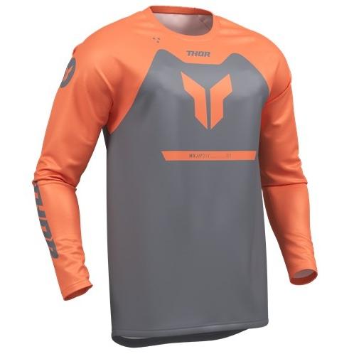 Sサイズ MXジャージ THOR RIDE MODE MENACE チャコール モトクロス 正規輸入...