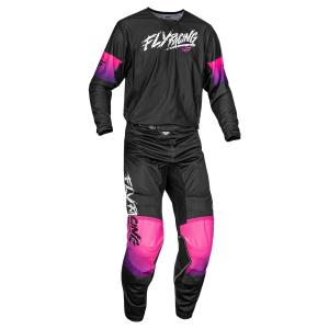 キッズ用 L/26インチ MXウェア 上下セット FLY 24 F-16 ブラック