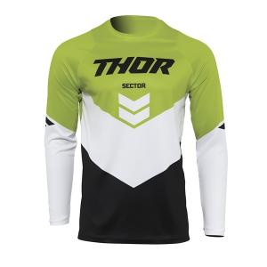 Lサイズ MXジャージ THOR LAUNCH FUTURA チャコール/グリーン