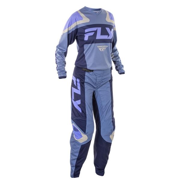 ガールズ用 S/26インチ MXウェア 上下セット FLY F-16 ストーン/ラベンダー ジャージ...