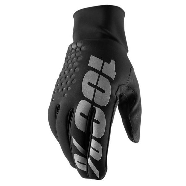 Lサイズ MX冬用グローブ 100％ 22fa HYDROMATIC BRISKER ブラック モト...