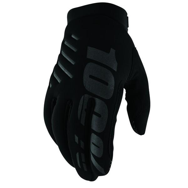 Mサイズ MX冬用グローブ 100％ 22fa BRISKER COLDWEATHER ブラック モ...