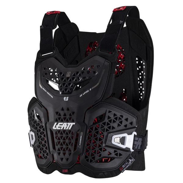 S/Mサイズ プロテクター LEATT 4.5 PRO EVO チェスト ブラック (ネックブレース...