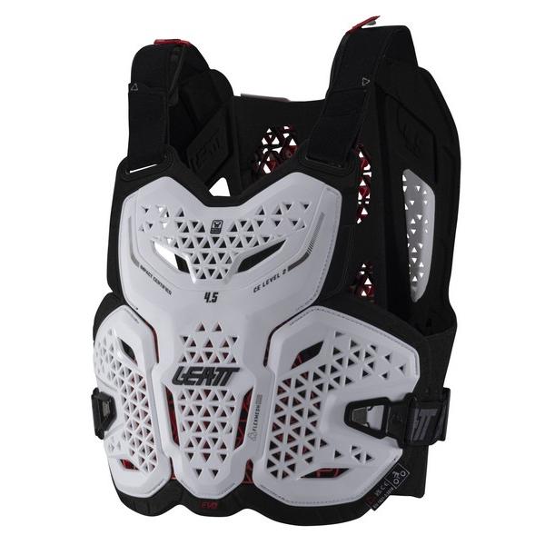 S/Mサイズ プロテクター LEATT 4.5 PRO EVO チェスト ホワイト (ネックブレース...