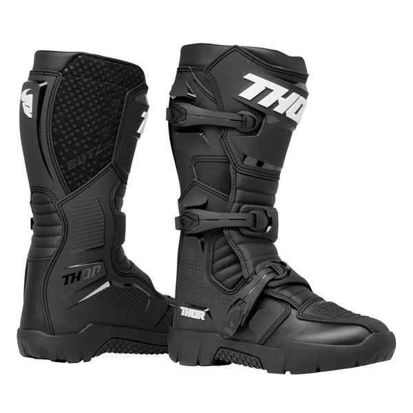 7インチ MXブーツ THOR BLITZ XR TRAIL LTD ブラック/グレー エンデューロ...