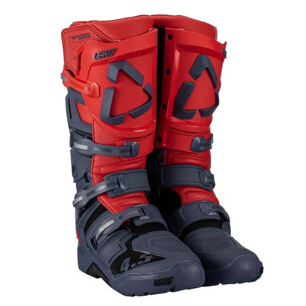 US7 MXブーツ LEATT/23 4.5エンデューロブーツ レッド モトクロス MX  正規輸入...