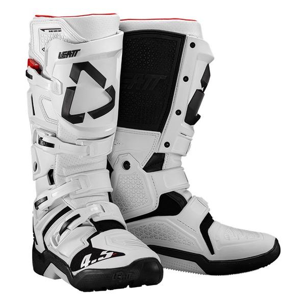 US8 MXブーツ LEATT 4.5エンデューロブーツ ホワイト モトクロス MX  正規輸入品 ...