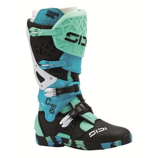 9.5/43(26.5〜27cm) MXブーツ SIDI CROSSAIR X メッシー/シアン モ...